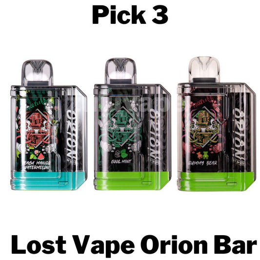 Lost Vape Orion Bar 7500 Puff Disposable Pick 3