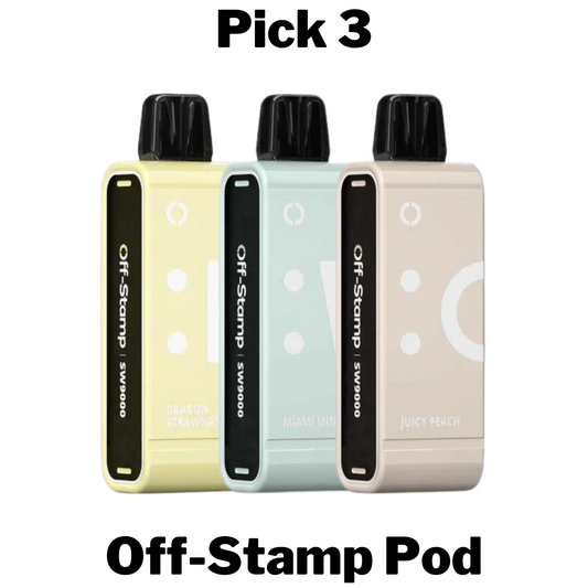 Off Stamp SW9000 Disposable Vape Pod Pick 3