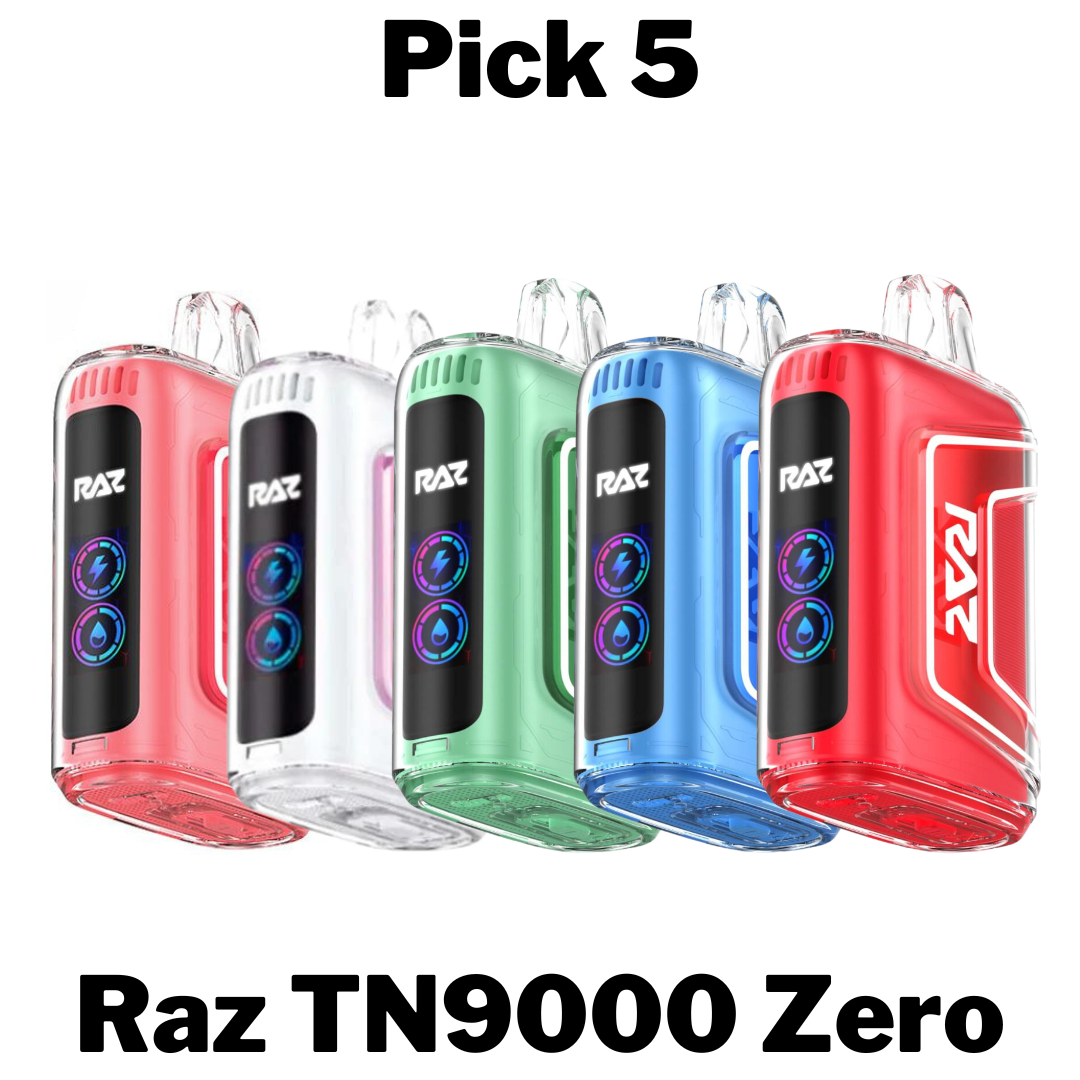 Raz TN9000 Zero Nicotine Disposable Vape Pick 5 Zuluvape Raz TN9000 Zero Nicotine Disposable Vape Pick 5 Zuluvape