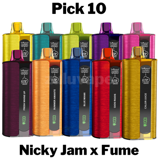 Nicky Jam x Fume 10000 Puff Disposable Vape Pick 10
