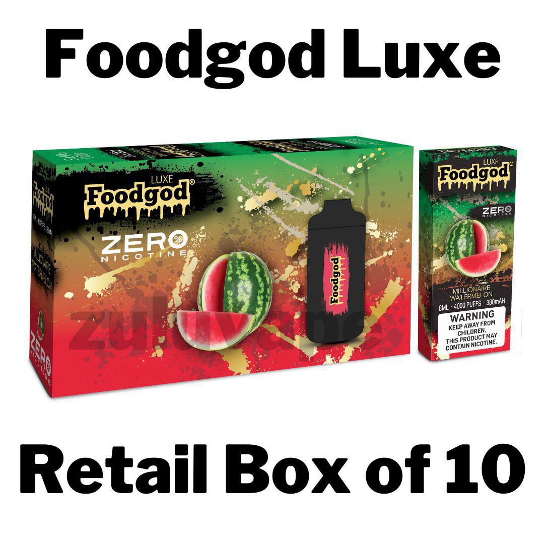 Foodgod Zero LUXE Box of 10