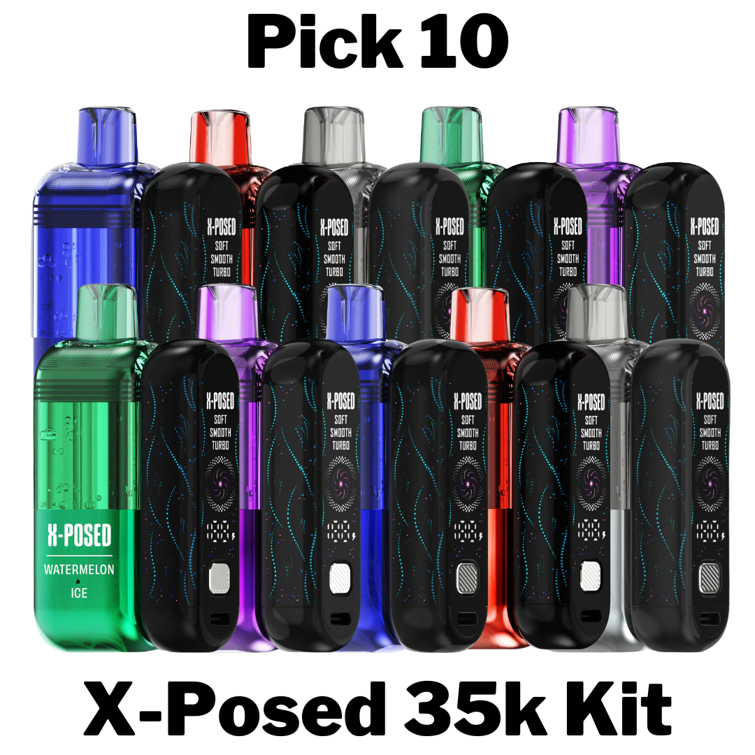 Pick 10 X-Posed Kit – Personalized 10-pack of premium disposable vapes in your favorite flavors