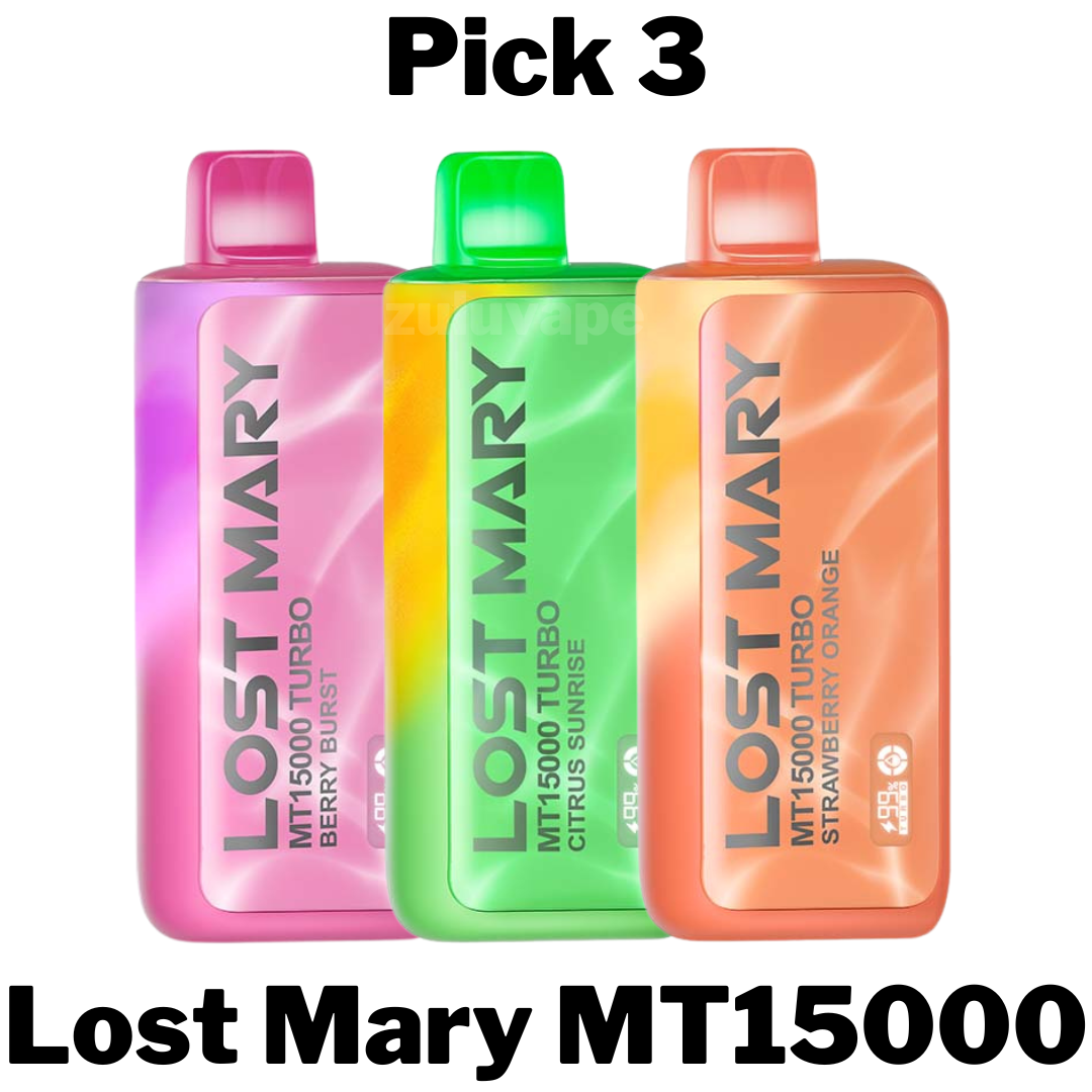Lost Mary MT15000 Disposable Pick 3 Zuluvape Lost Mary MT15000 Disposable Pick 3 Zuluvape