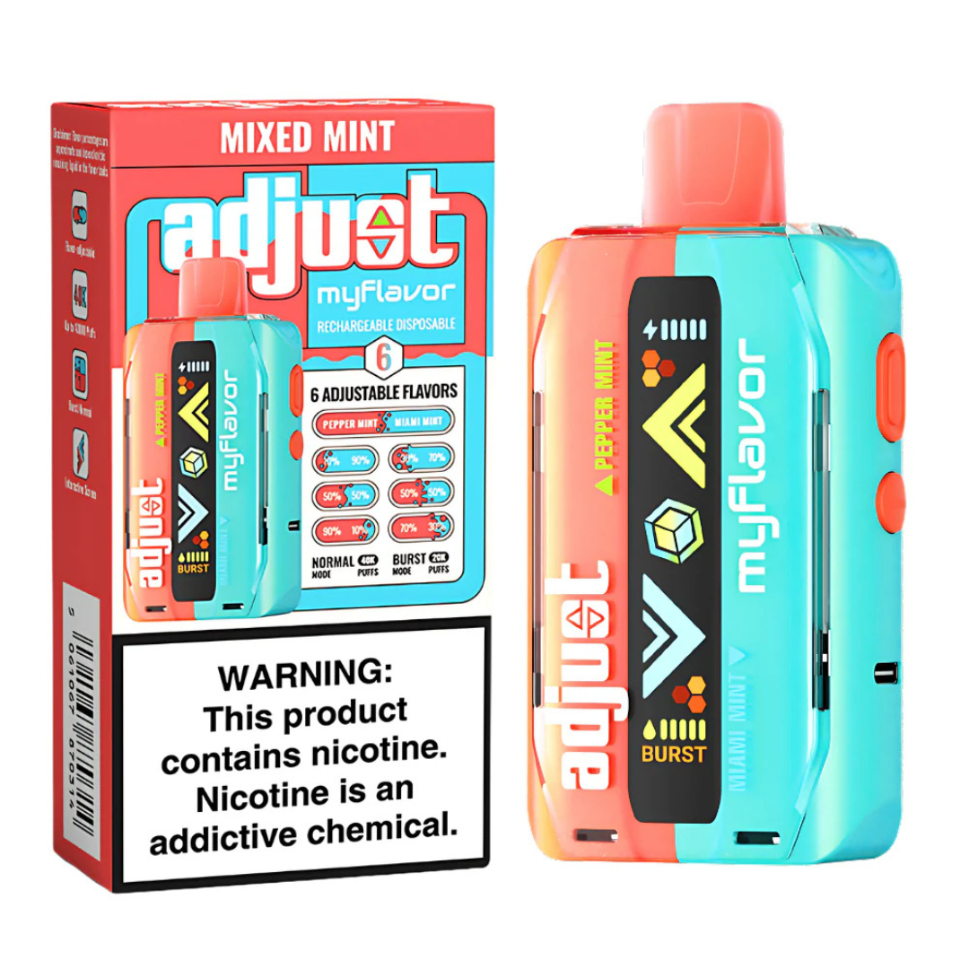 Adjust MyFlavor 40,000 Puff Disposable Vape Box of 5
