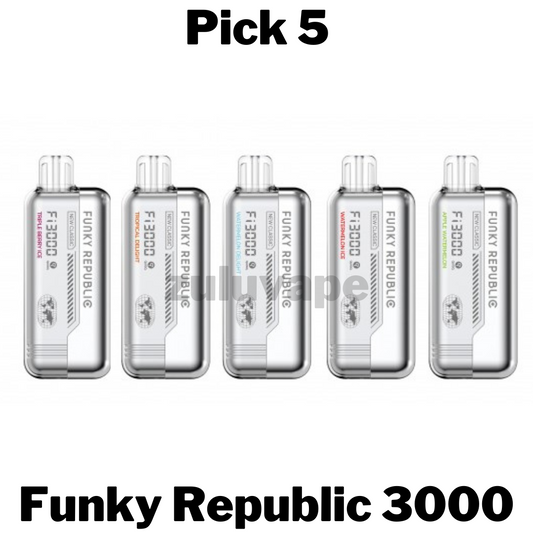Funky Republic by EB Designs Fi 3000 Disposable Pick 5