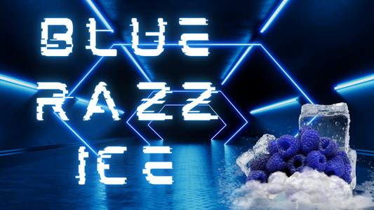 Blue Razz Ice is a tangy vape flavor that blends the sweet