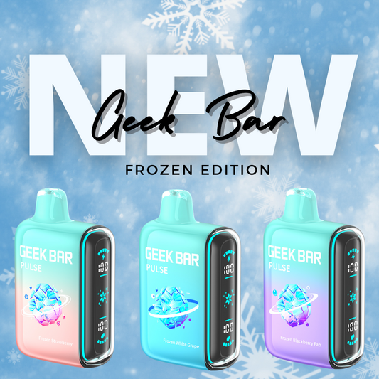 Introducing the New Frozen Edition Flavors of Geek Bar Pulse!