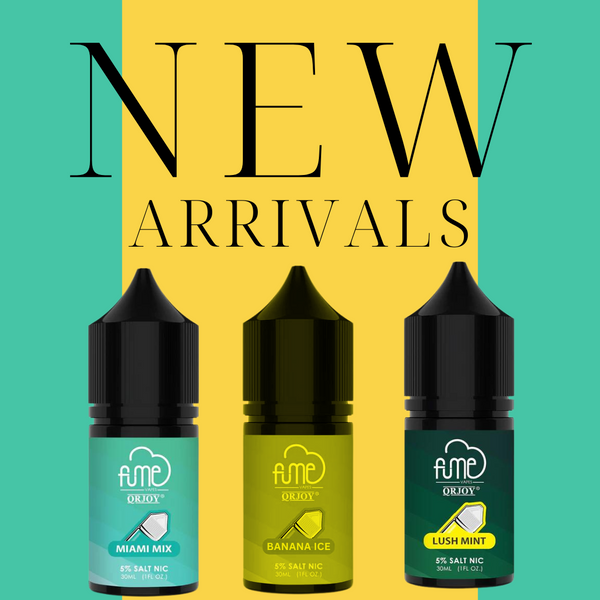 Introducing 3 New Fume Salt Nic Flavors: Banana Ice, Miami Mix, and Lush Mint