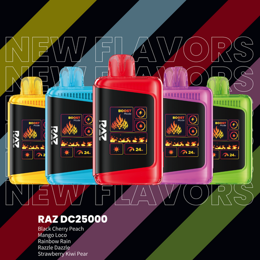 Discover the Exciting New Flavors of Raz DC25000 Disposable Vapes