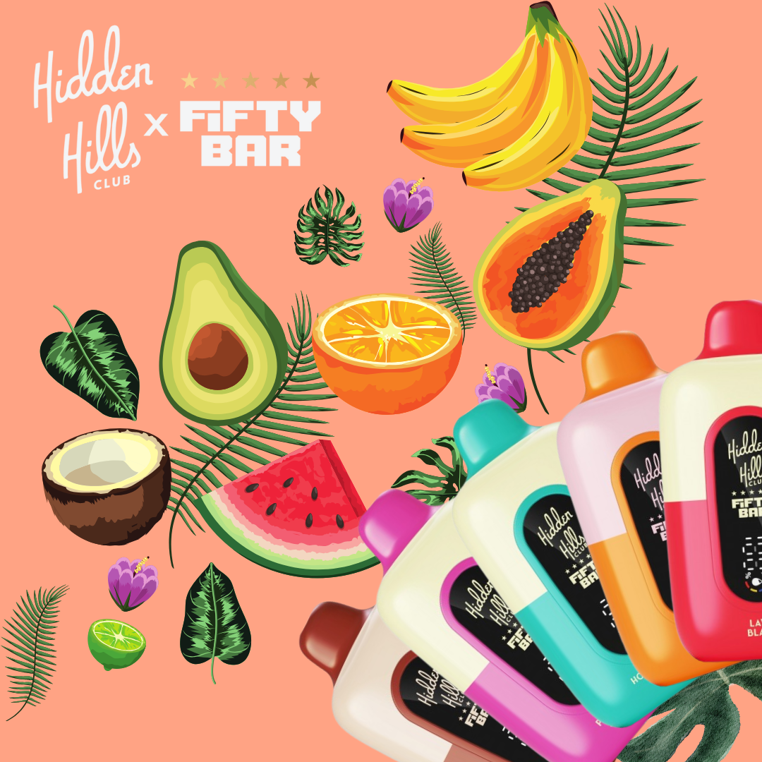 Hidden Hills x Fifty Bar 20,000: A Revolution in Disposable Vapes