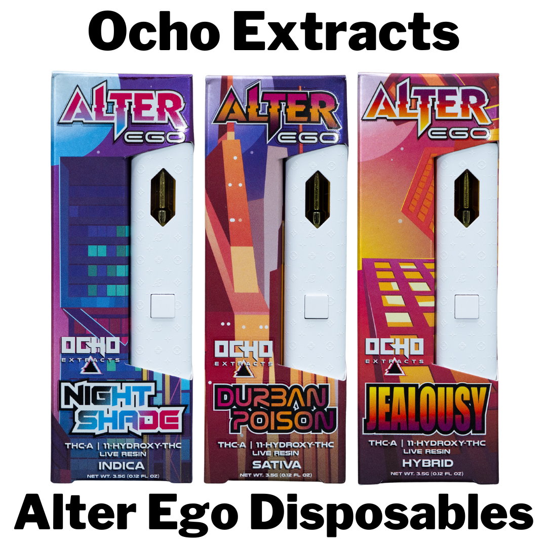 Ocho Extracts Alter Ego THC-A Disposable Wholesale Box of 6