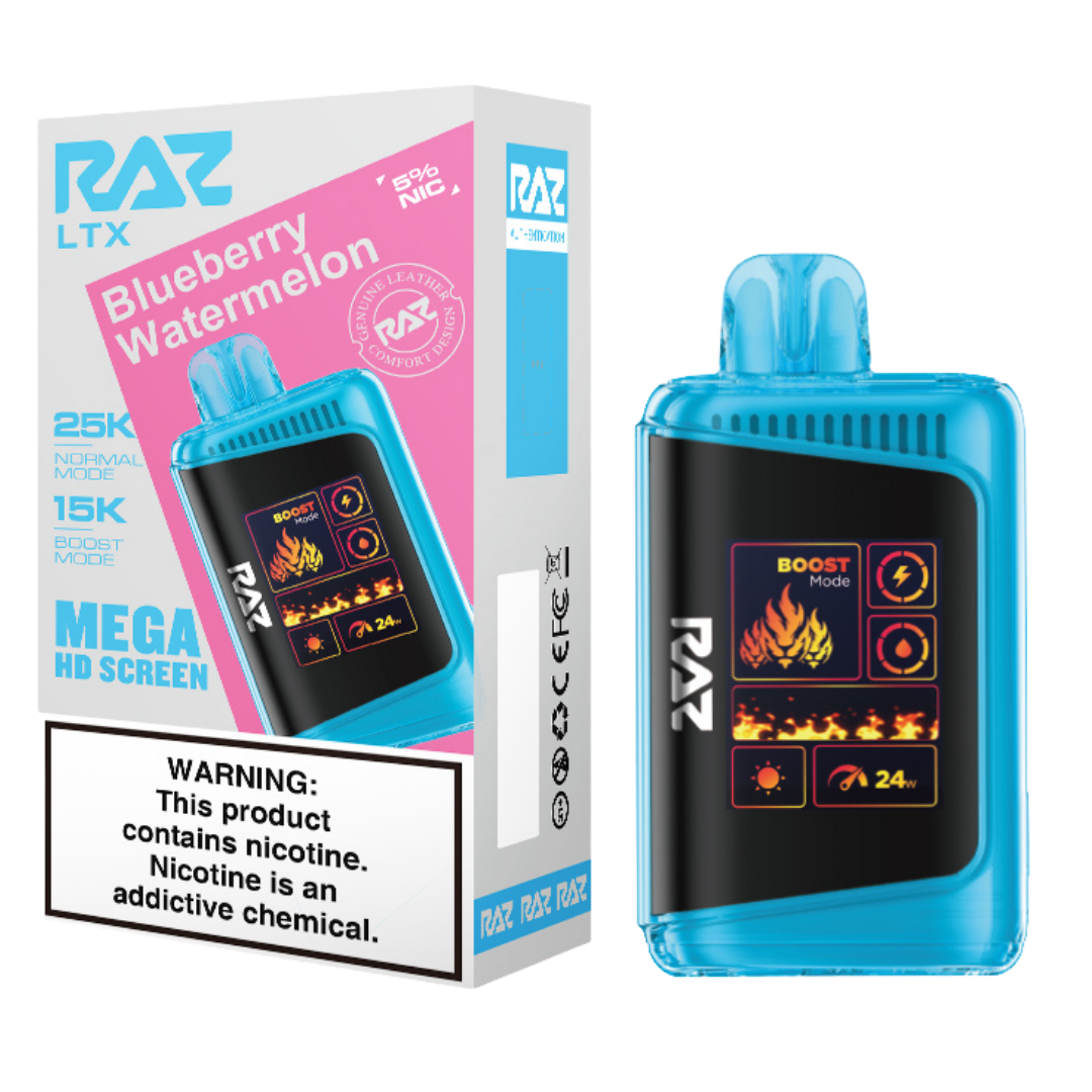 Raz LTX Disposable Vape Box of 5 Zuluvape Raz LTX Disposable Vape Box of 5 Zuluvape