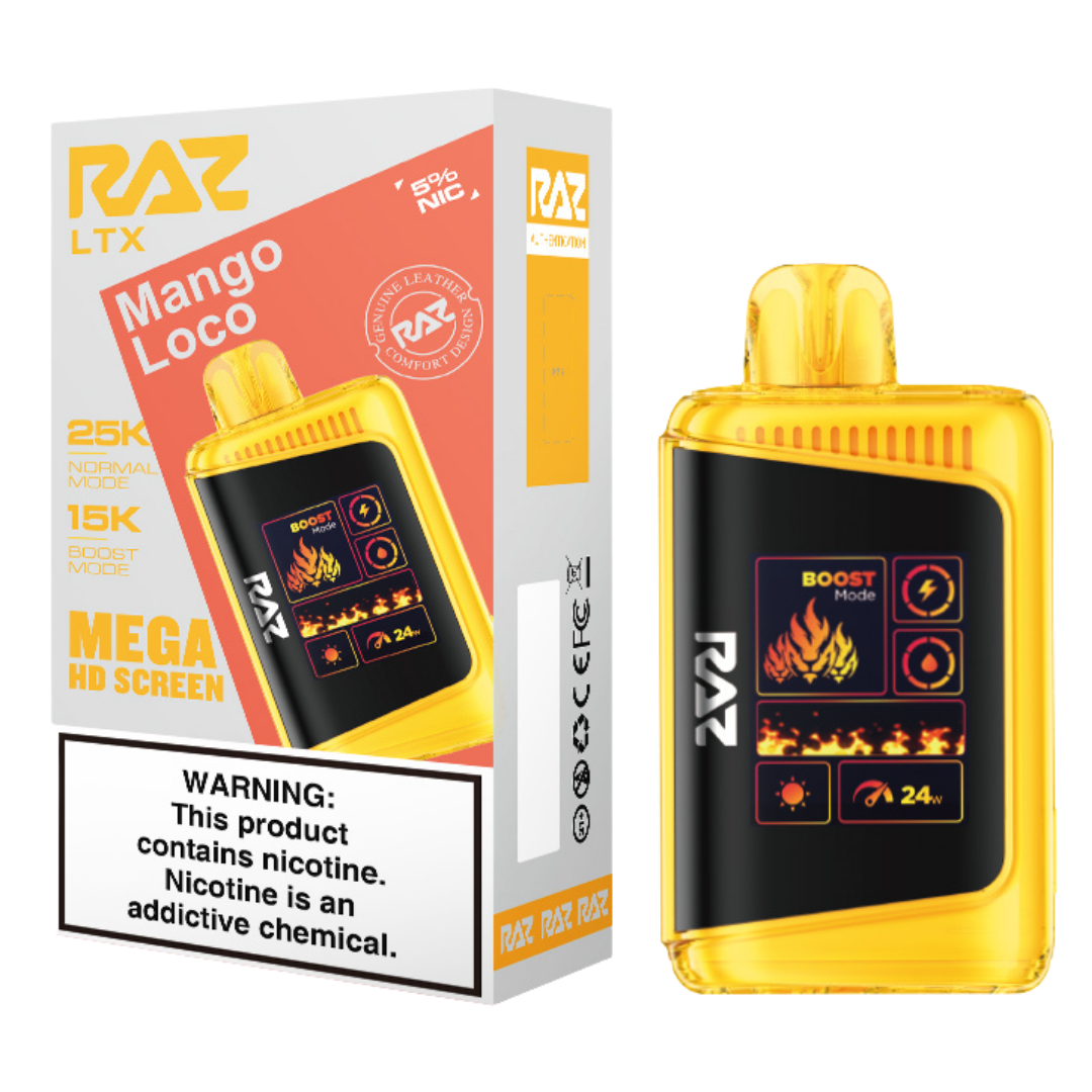 Raz LTX Disposable Vape Box of 5 Zuluvape Raz LTX Disposable Vape Box of 5 Zuluvape