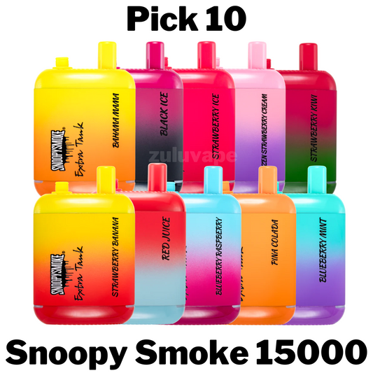 Snoopy Smoke Extra Tank 15000 Disposable Pick 10