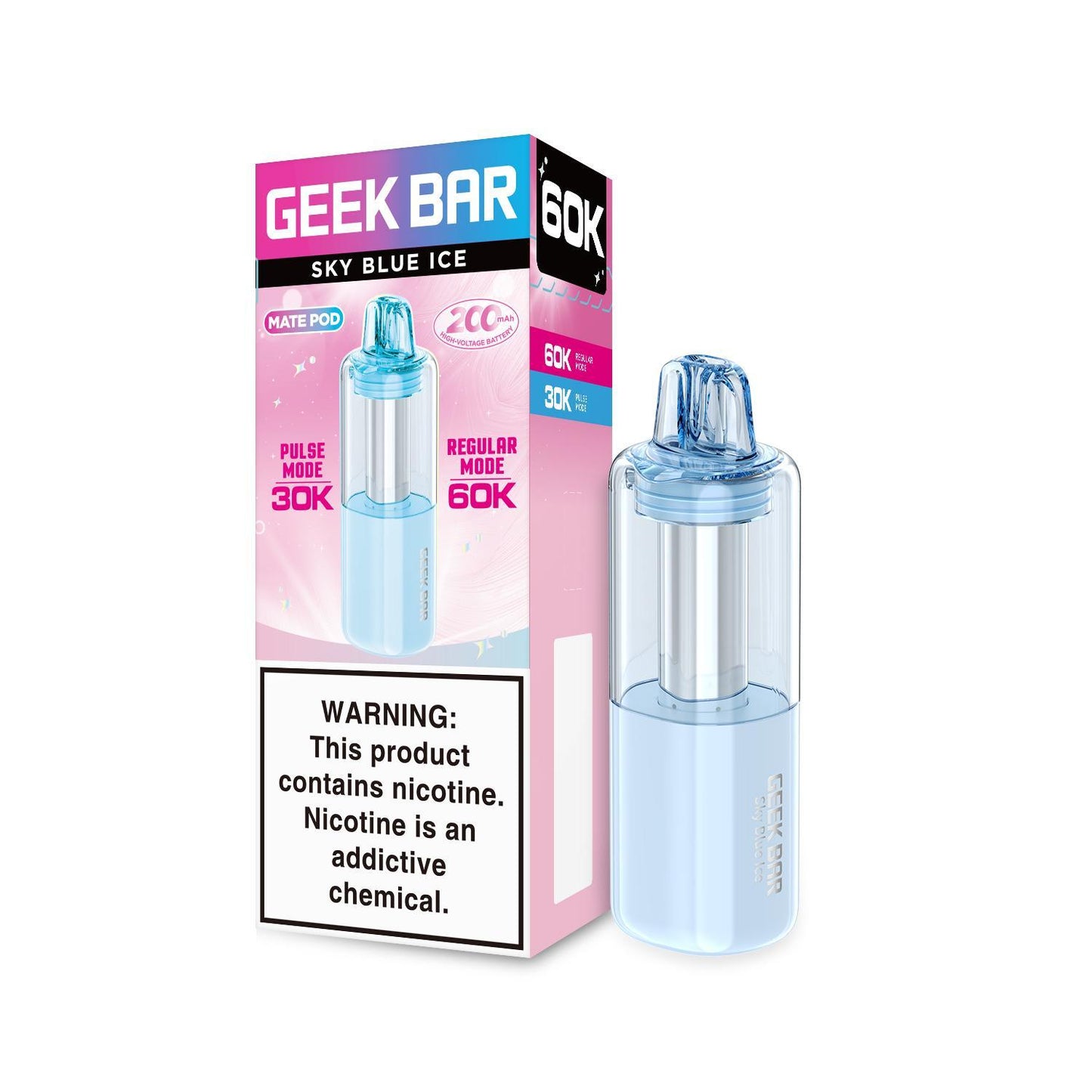 Geek Bar Mate 60K Pod Box of 5