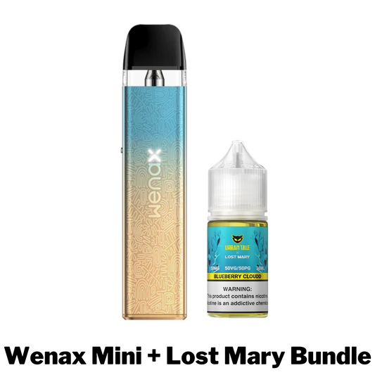 Wenax Mini Kit and Lost Mary Salt Nic Bundle