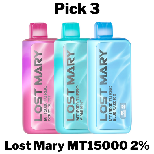 Lost Mary MT15000 2% Pick 3