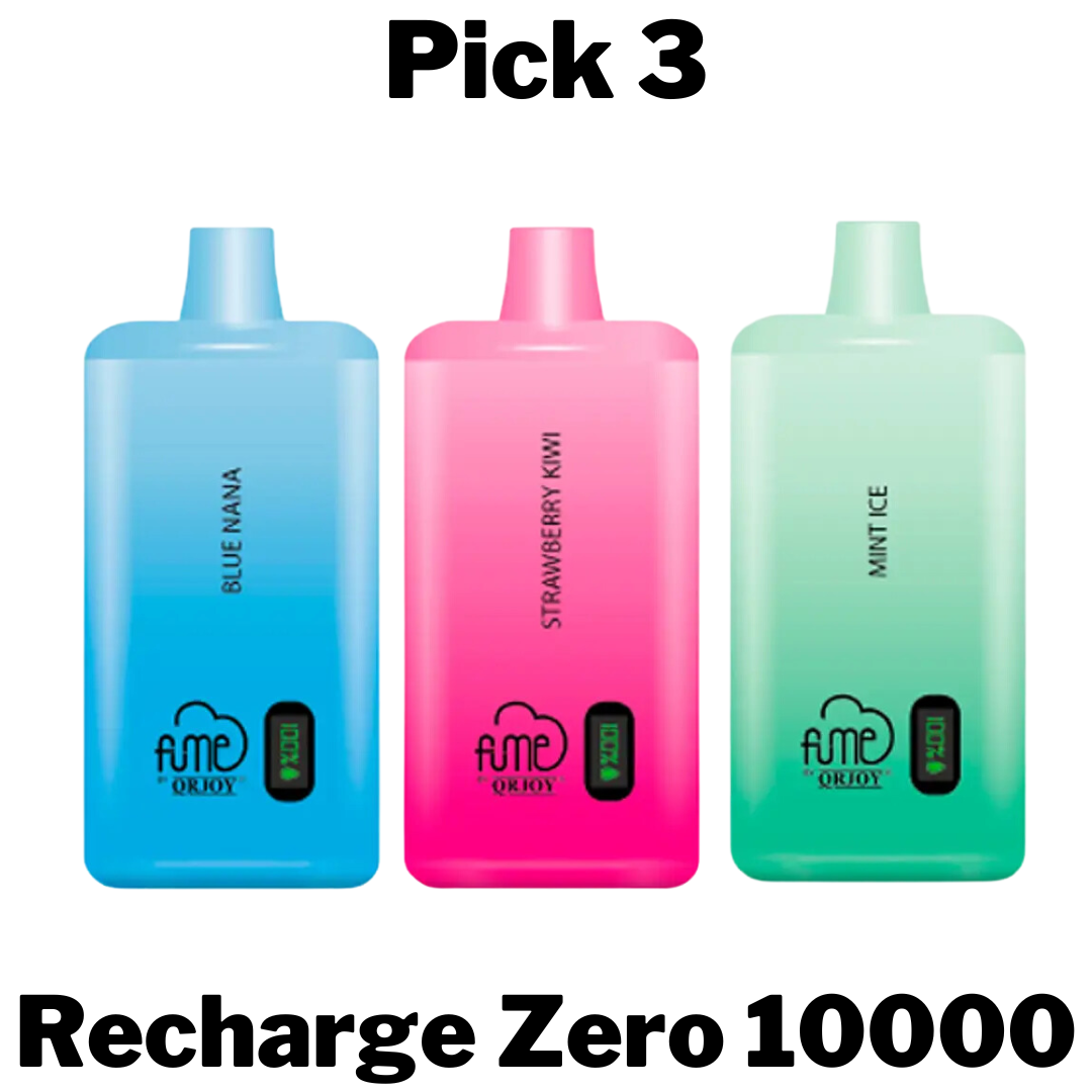 Fume Recharge+ 10000 Zero Nicotine Disposable Vape Pick 3