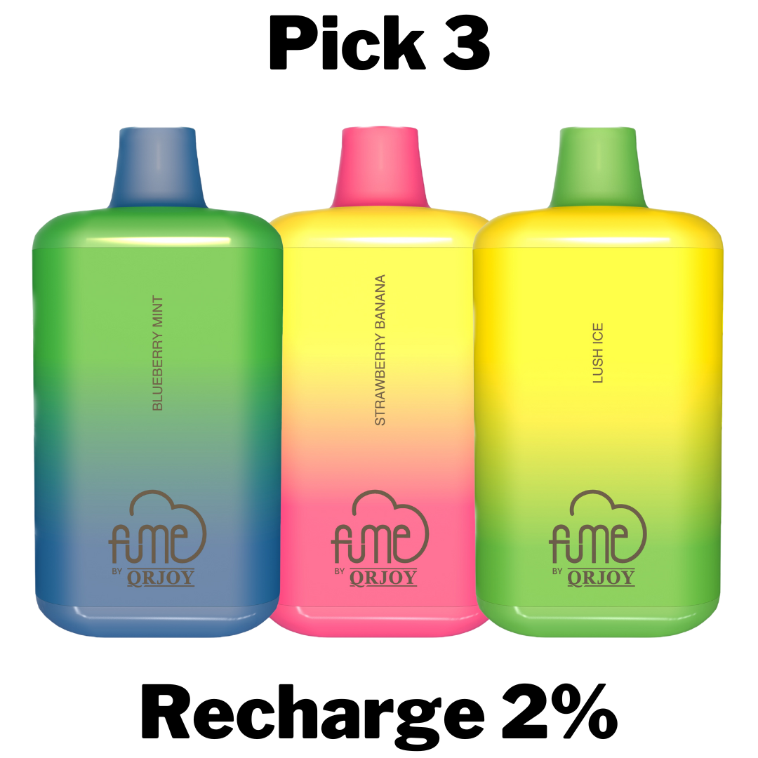 Fume Recharge 2% Nicotine Disposable Vape Pick 3