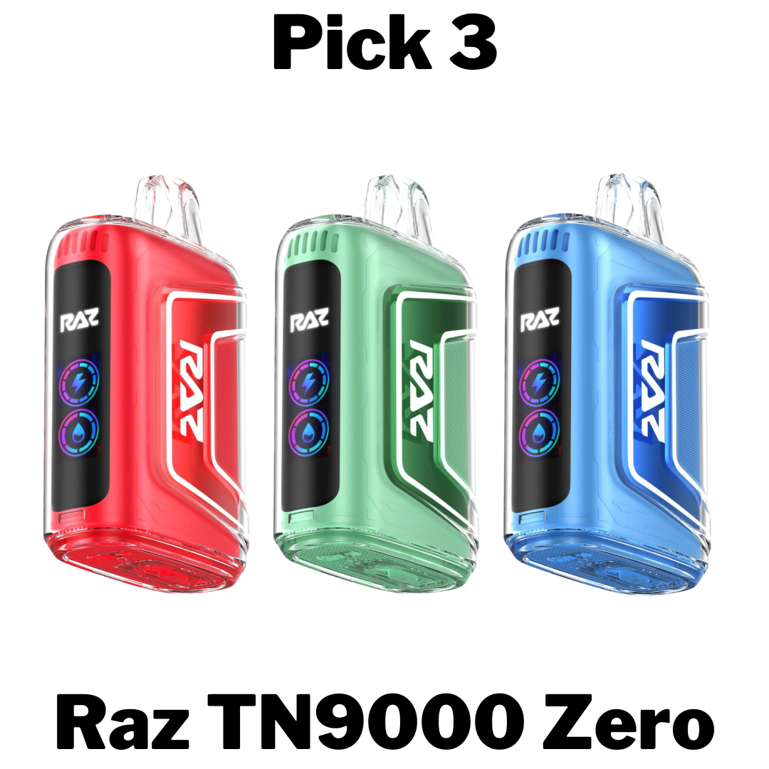 Raz TN9000 Zero Nicotine Disposable Vape Pick 3