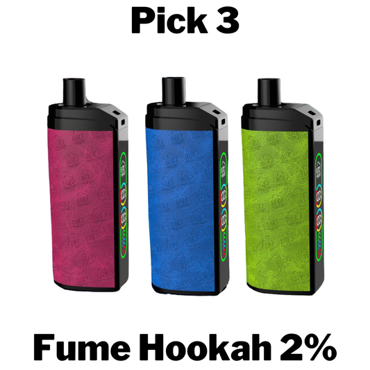 Fume Hookah 2% Disposable Pick 3