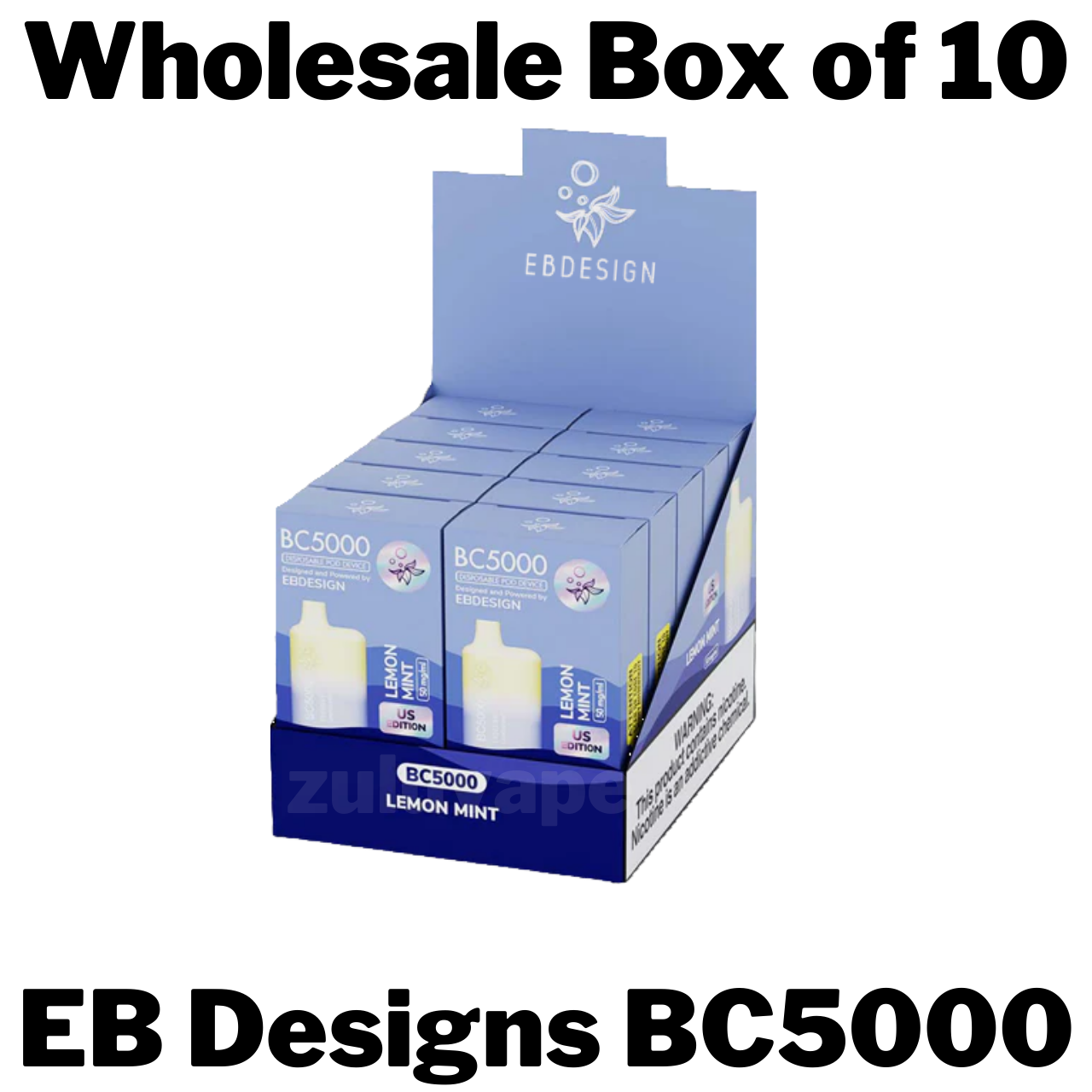 EB Designs BC5000 Disposable Vape Wholesale Box of 10