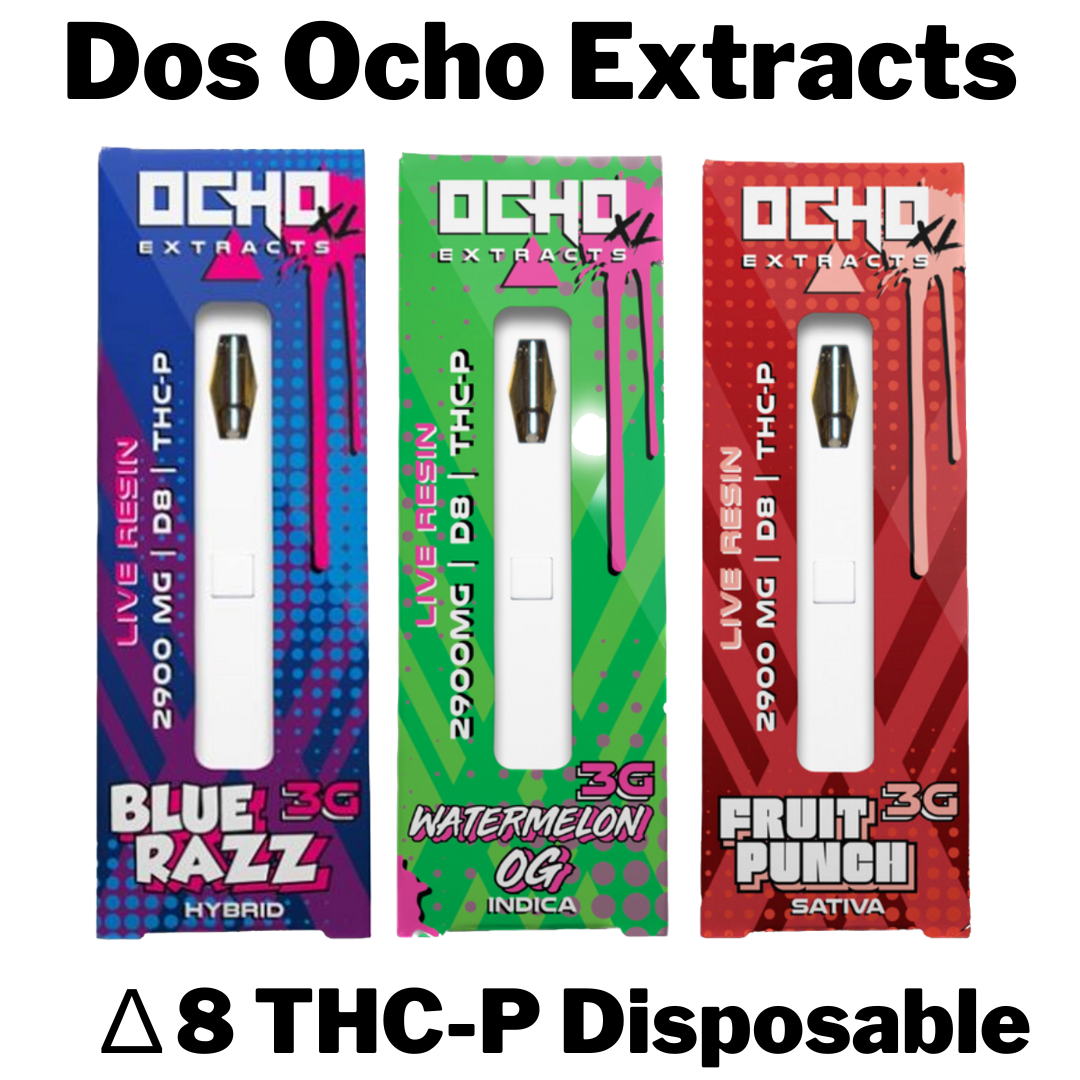 Ocho XL THC-P Blend 3g Disposable Wholesale Box of 5