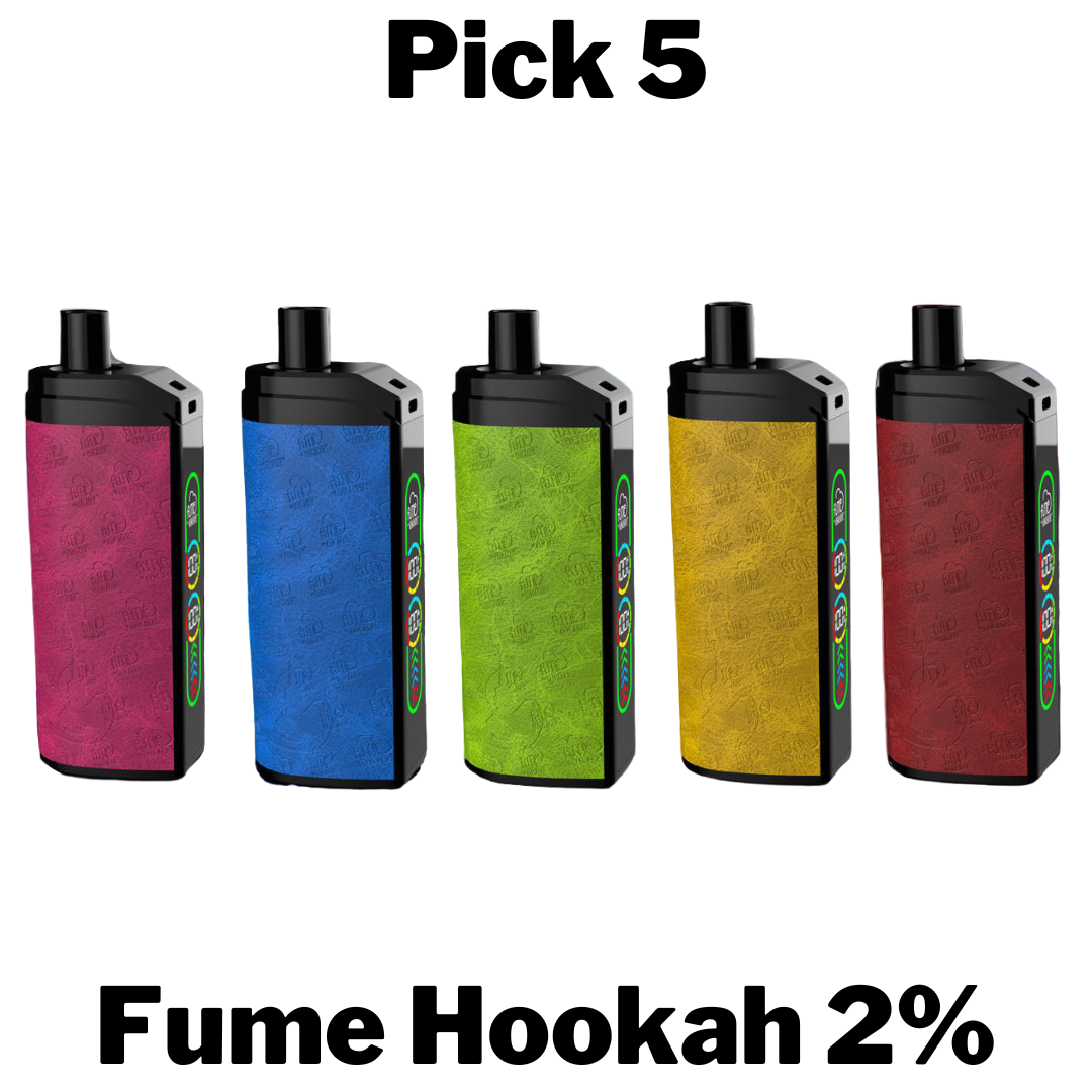 Fume Hookah 2% Disposable Pick 5