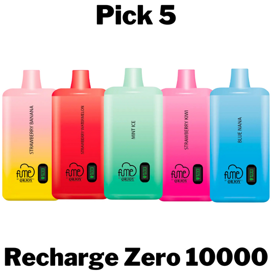 Fume Recharge+ 10000 Zero Nicotine Disposable Vape Pick 5