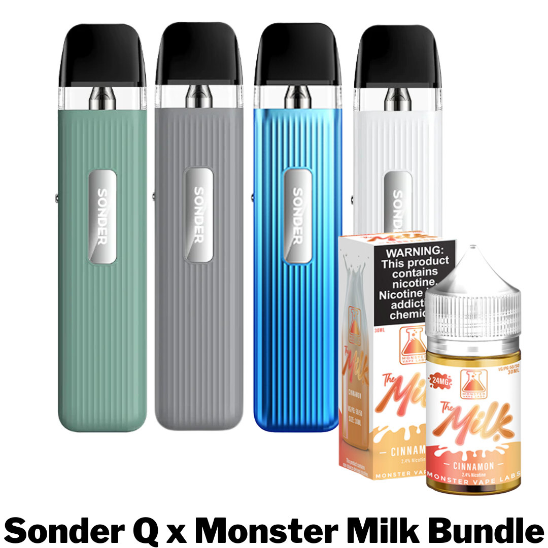 Sonder Q Pod Kit & Monster Milk Salt Bundle