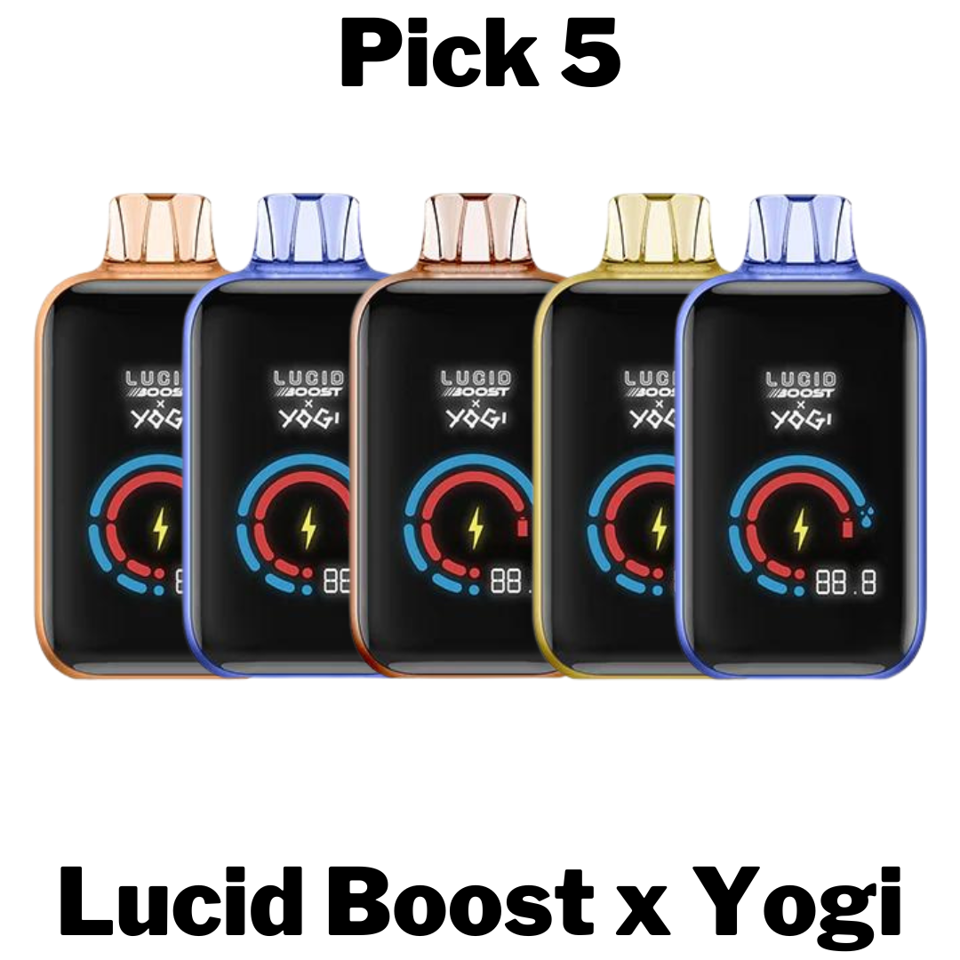 Lucid Boost X Yogi 20k Disposable Vape Pick 5