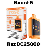 Raz DC25000 Disposable Vape Box of 5