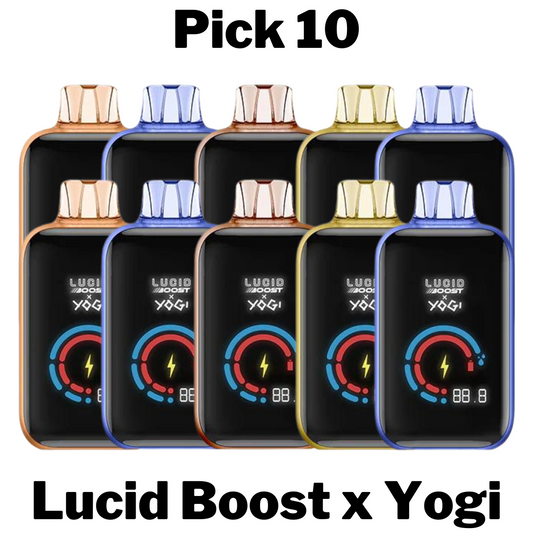 Lucid Boost X Yogi 20k Disposable Vape Pick 10