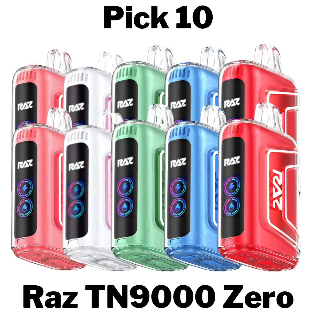 Raz TN9000 Zero Nicotine Disposable Vape Pick 10