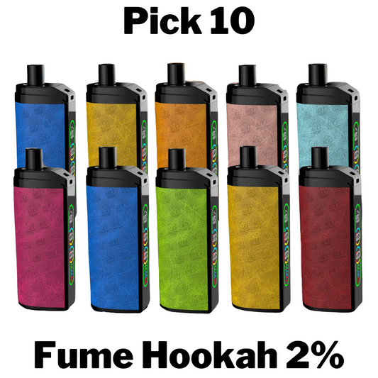 Fume Hookah 2% Disposable Pick 10