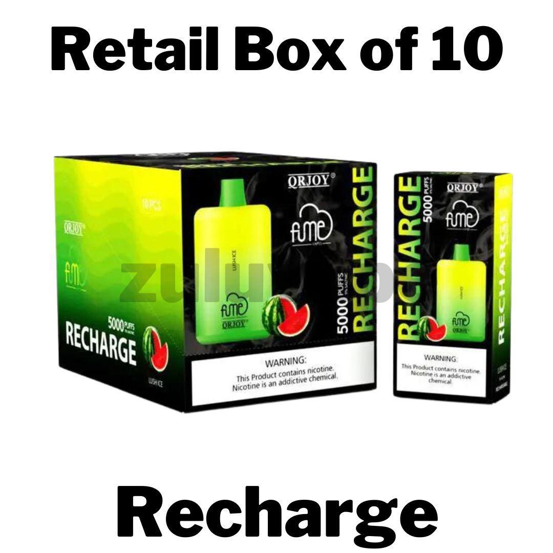 Fume Recharge Disposable Vape Box of 10