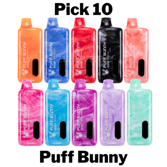 Puff Bunny 8000 Puff Disposable Pick 10