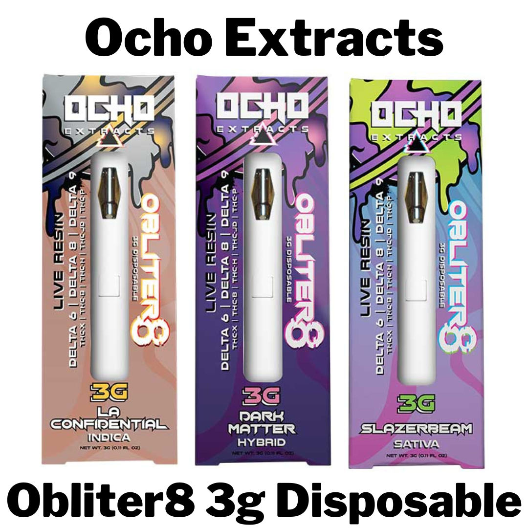 Ocho Extracts Obliter8 3g Disposable Wholesale Box of 5