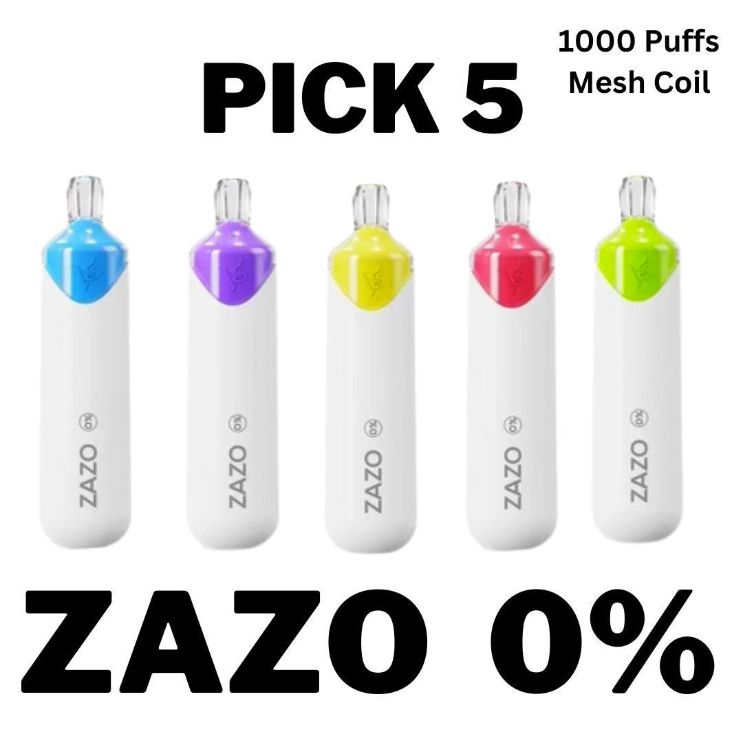 Zazo Zero Disposable Vape Pick 5 – Zuluvape