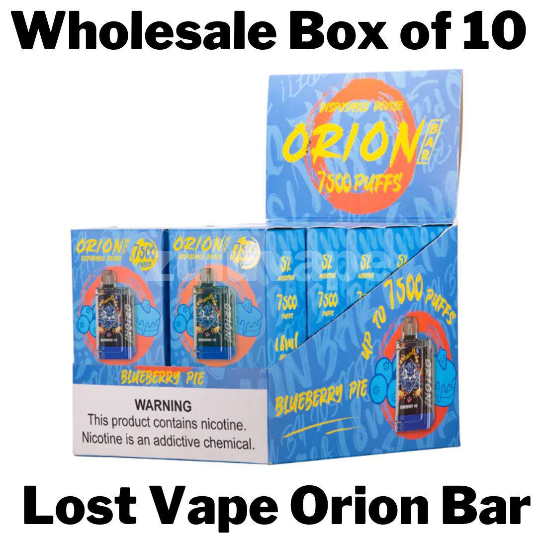 Lost Vape Orion Bar 7500 Puff Wholesale Box of 10