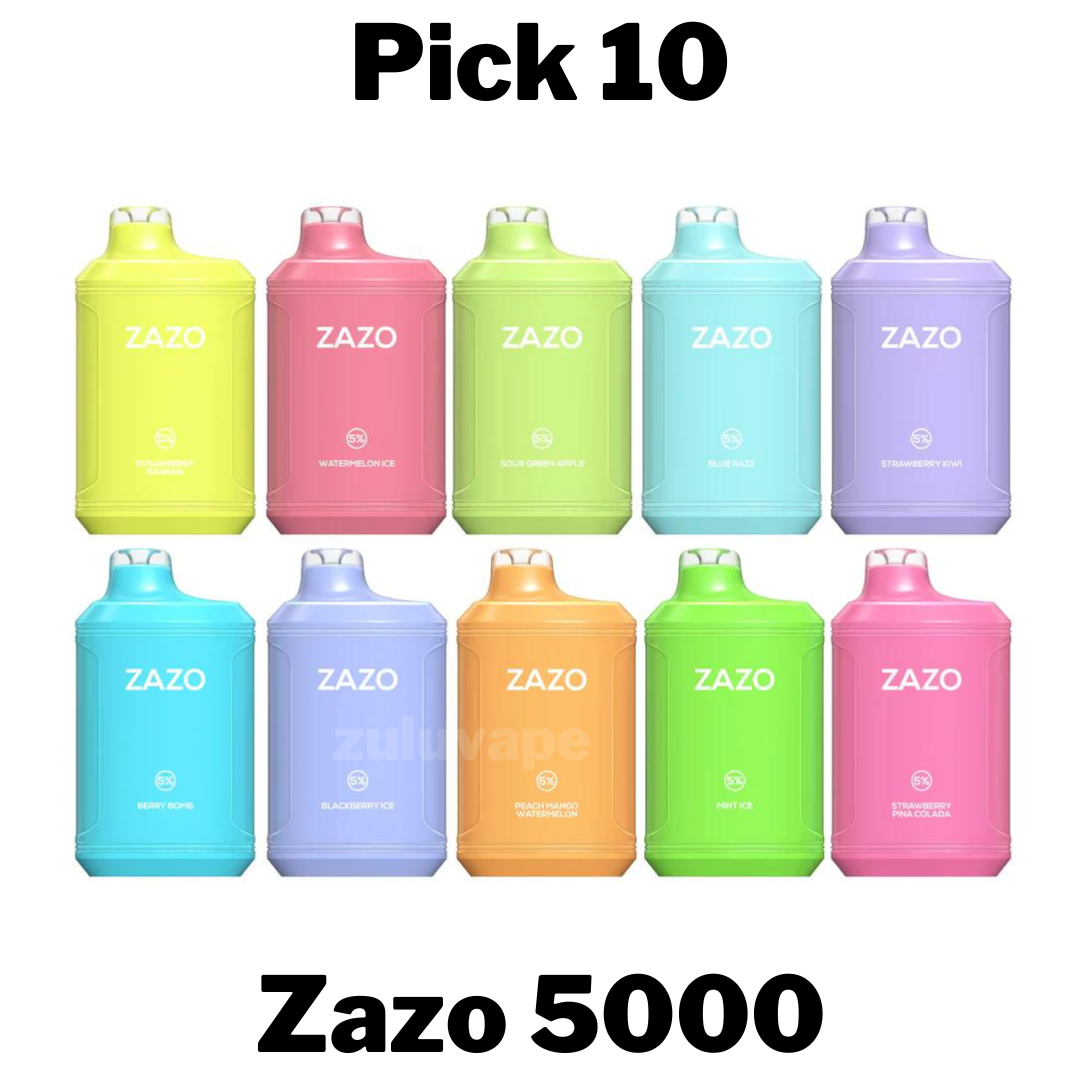 Zazo 5000 Puff Disposable Vape Pick 10