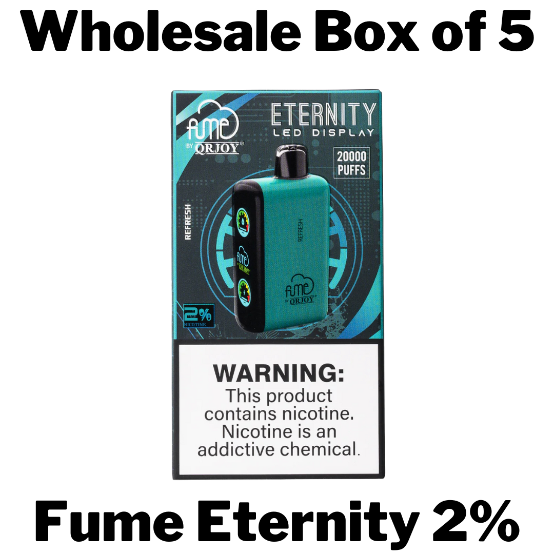 Fume Eternity 2% Disposable Vape Wholesale Box of 5