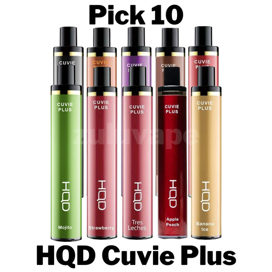 HQD Cuvie Plus Disposable Vape Pick 10
