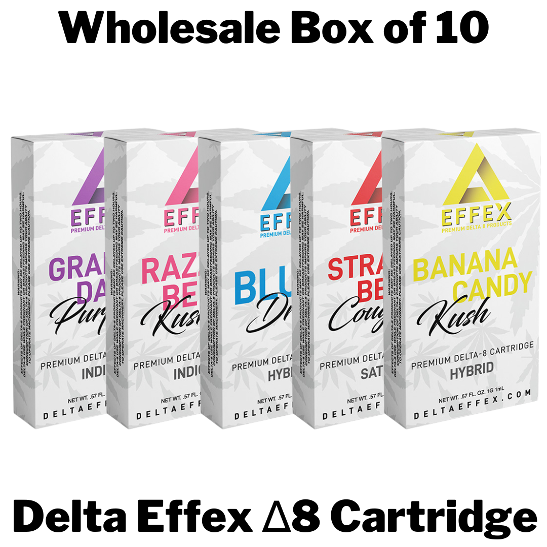 Delta Effex D8 Cartridge Wholesale Box of 10