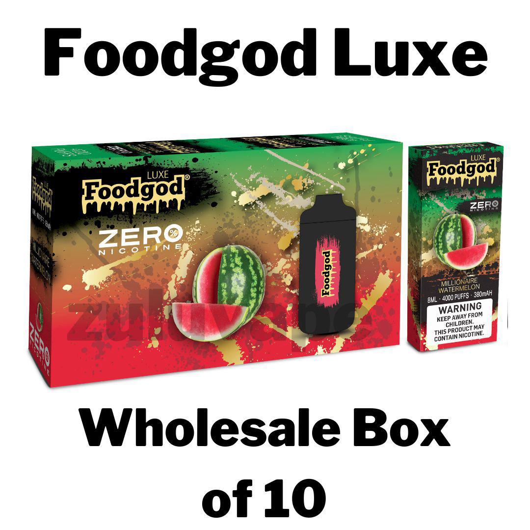 Foodgod Zero LUXE Wholesale Box of 10
