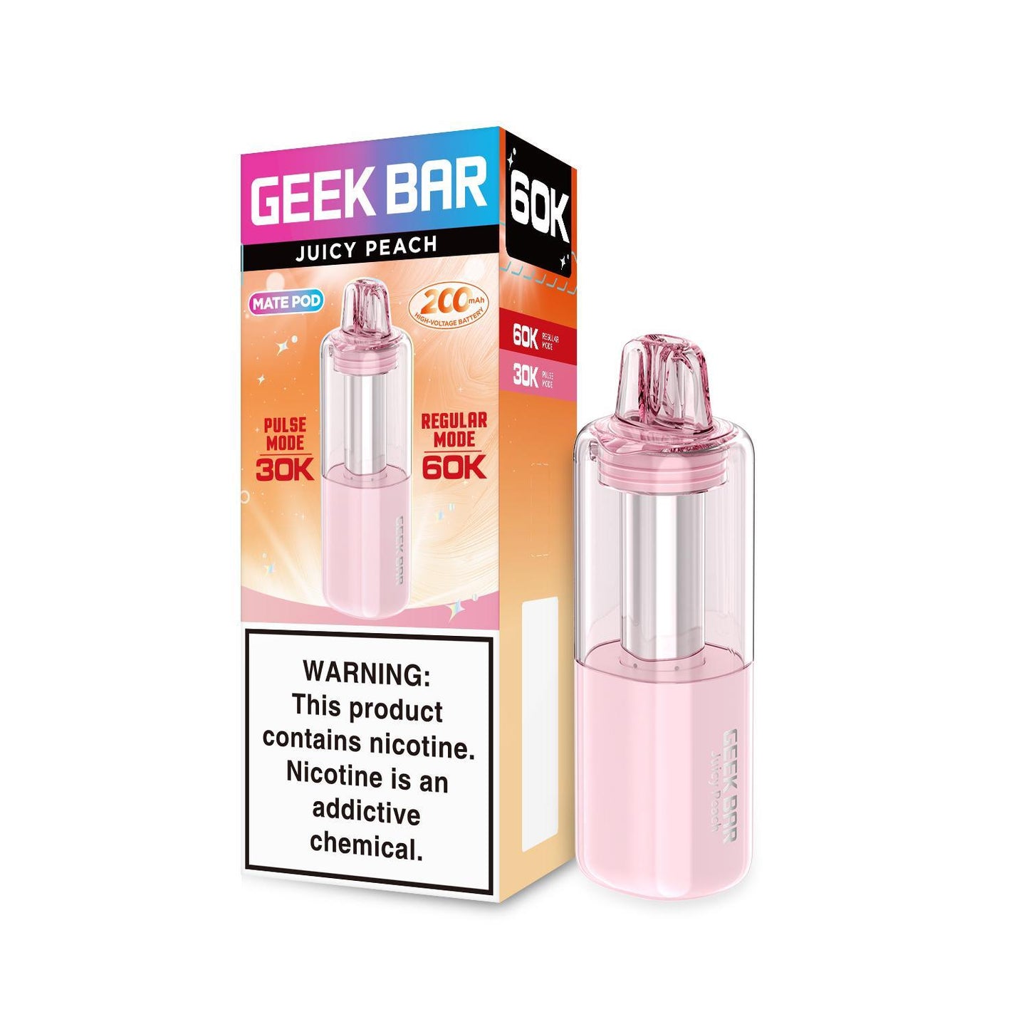 Geek Bar Mate 60K Pod Box of 5