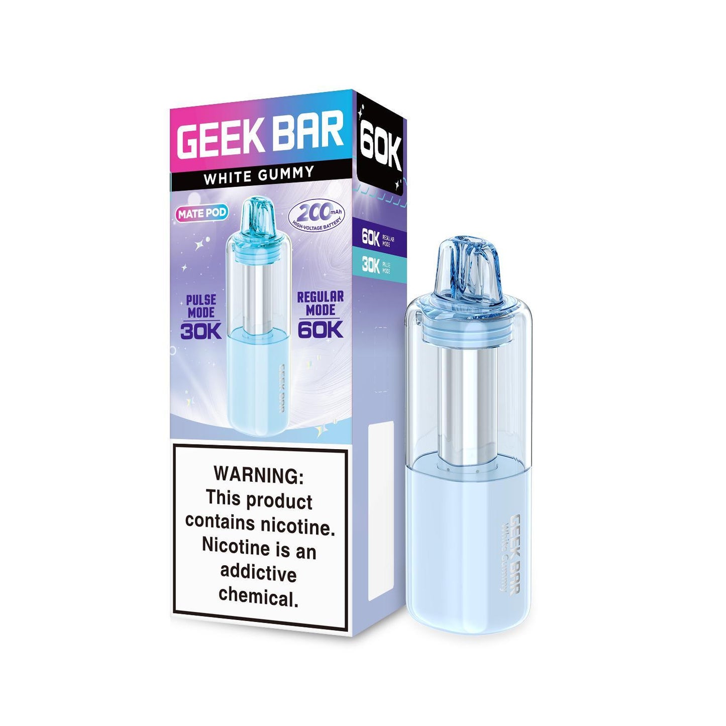 Geek Bar Mate 60K Pod Box of 5