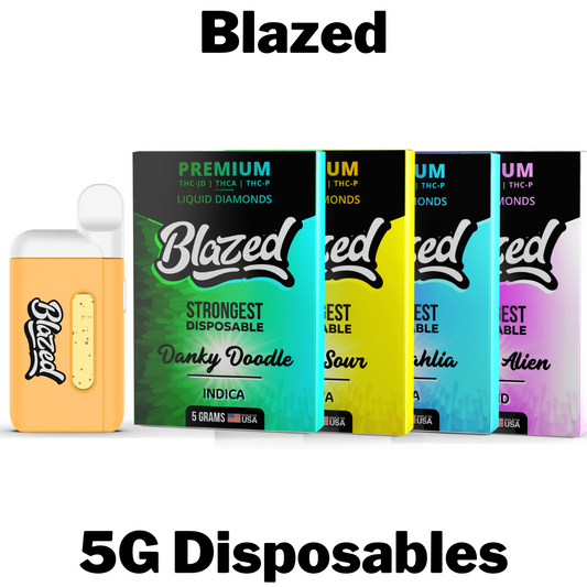 Blazed THCA + Delta-9P 5 Gram Disposable Vape