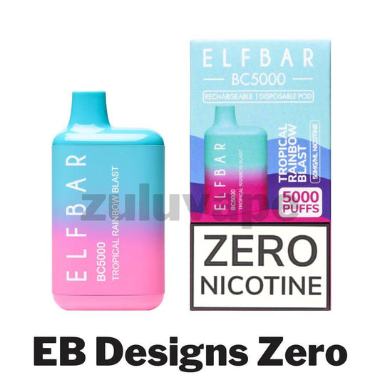 EB Designs (Formerly Elf Bar) 5000 Puff Zero Nicotine Disposable Vape