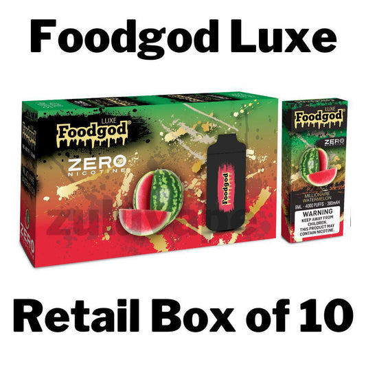 Foodgod Zero LUXE Box of 10